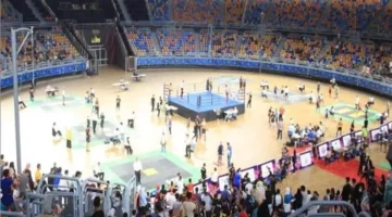 منافسات حامية في البطولة العربية للكيك بوكسينج باستاد القاهرة الدولي